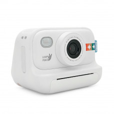 Дитячий фотоапарат S9 з функцією миттєвого термодруку, 1080p HD, MicroSD, екран IPS 2-дюйми, Type-C, White, BOX