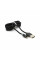 Магнітний кабель PiPo USB 2.0 /Lighting, 2m, 2А, тканинна оплетка, броньований, знімач, Black, BOX