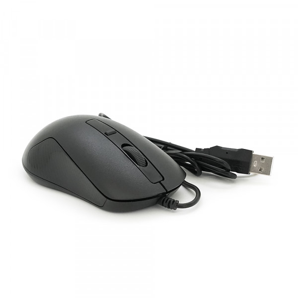 Миша провідна JEDEL CP101, 800/1200/1600DPI, кабель 1,35 м. 125x66x35 мм. 97 гр. Black. Box