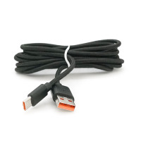 Кабель USB для Type-C (male to male), 10A, Підтримка SCP, QC3.0, PD до 240Вт, 480Mbps, довжина 2.0м, обплетення, Black, Box