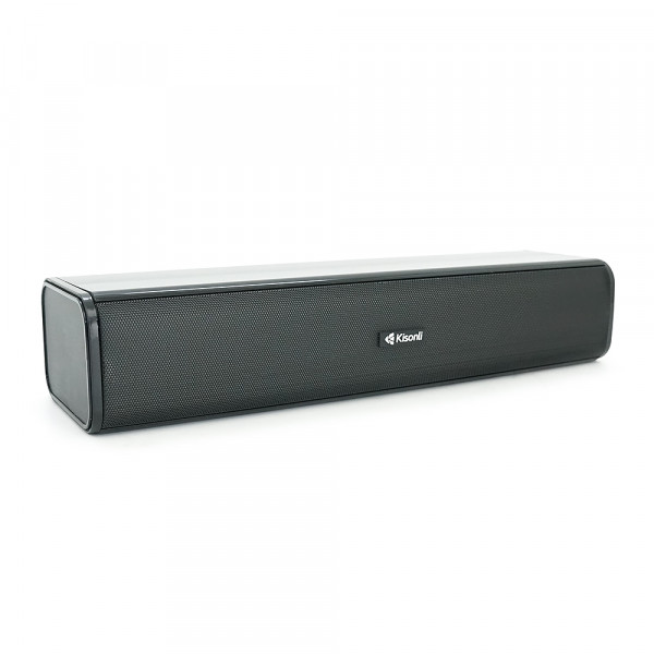 Колонки 2.0 Kisonli i-630BT, для ПК і ноутбука, USB + 3.5mm, 2x3W, 20Hz- 20KHz, Black, BOX, Q40