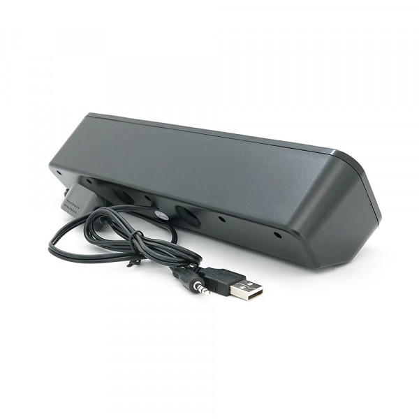 Колонки 2.0 Kisonli i-680, для ПК і ноутбука, USB + 3.5mm, 2x3W, 20Hz- 20KHz, Black, BOX, Q40