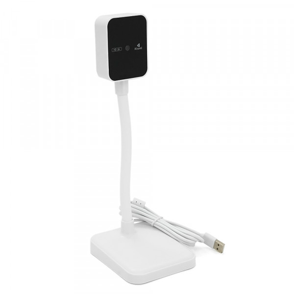 Вебкамера із мікрофоном Kisonli D1, 2K 30fps, пласт. корпус, White, BOX