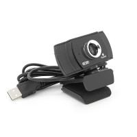 Вебкамера із мікрофоном Kisonli HD-723, 720P 30fps, пласт. корпус, Black, BOX