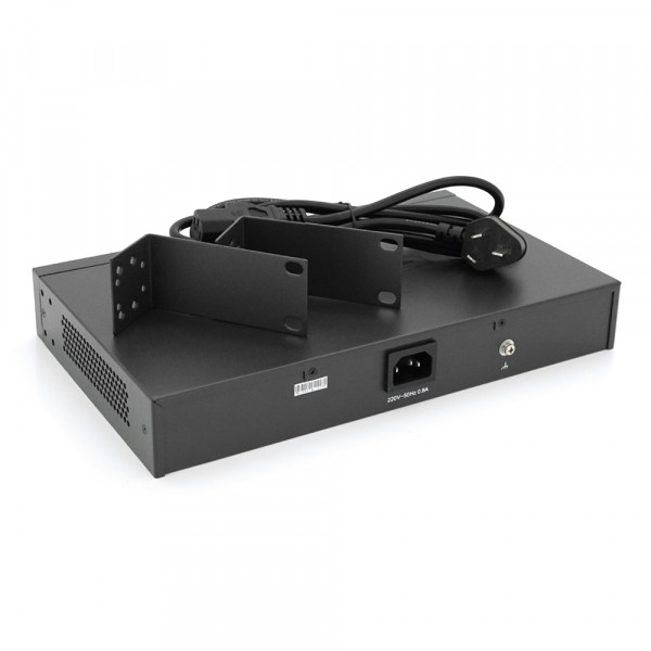 Комутатор POE Mercury S116PS 15 портів POE 100Мбит + 1 порт Ethernet (UP-Link) 100 Мбіт, БП вбудований, кріплення в стійку, BOX (294 * 180 * 44)