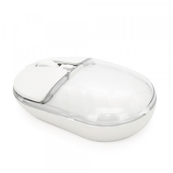 Миша бездротова JEDEL WD142, 800/1200/1600DPI, 2.4 GHz+Bluetooth 5.0, 3.7V 300mAh, Type-C заряджання. 105x59x34 мм. White. Box