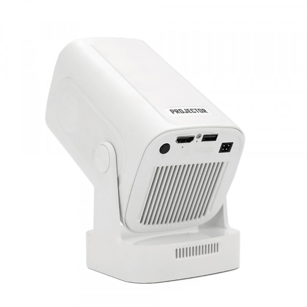 Смарт проектор HY260 PRO, Android 14, 1080p, 200 ANSI, Wi-Fi 2.4+5G, White, Box