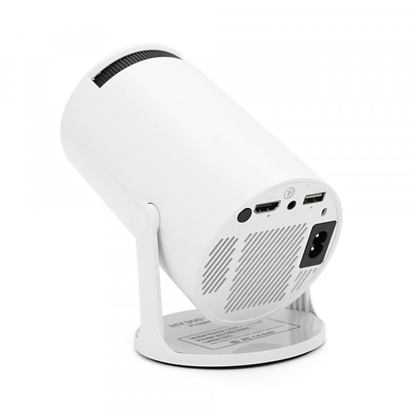 Смарт проектор HY300 PRO, Android 13, 720p, 200 ANSI, Wi-Fi 2.4+5G, White, Box