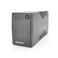 ДБЖ Hikvision DS-UPS1000, 1000ВА/600 Вт LED, 2xUniversal socket, 1x12V/9Ah, 5,4 кг, 274×95×139 мм