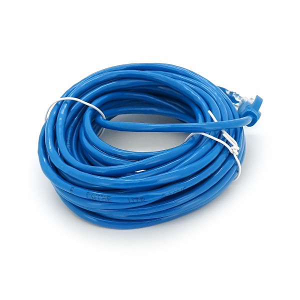 Патч-корд литий RITAR, UTP, RJ45, Cat.5e, 15m, синій, Cu (мідь)