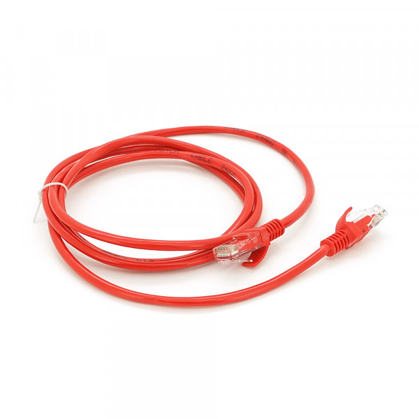 Патч-корд литий RITAR, UTP, RJ45, Cat.5e, 1,5m, червоний, Cu (мідь)