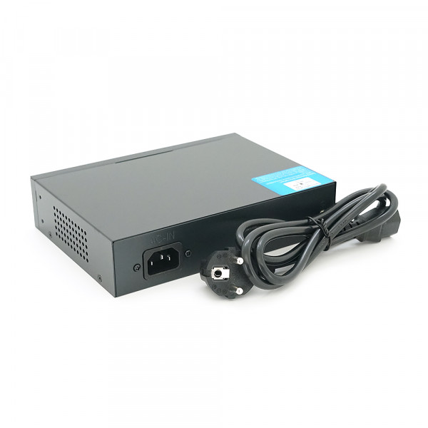 8-портовий керований PoE комутатор YOSO YO308G -120 з 6 портами POE 100Мбіт + 2 POE 1000Мбіт + 2 UP-Link 1000Мбіт + 1 SFP, 52V/120W. APP-Amitres