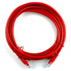 Патч-корд литий RITAR, UTP, RJ45, Cat.5e, 2m, червоний, Cu (мідь)