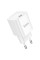 Набір СЗУ 110-240V HOCO C146A + кабель Type-C, 1xUSB-C, PD20W, 1м кабель, White, Box