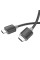 Кабель HOCO HDMI-HDMI 4Kx2K Ultra HD, 3m, v2,0, круглий Black, конектор Black, Blister