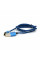 Магнітний кабель Ninja USB 2.0/Lighting, 1m, 2А, індикатор заряду, тканинне обплетення, броньований, знімач, Blue, Blister-Box