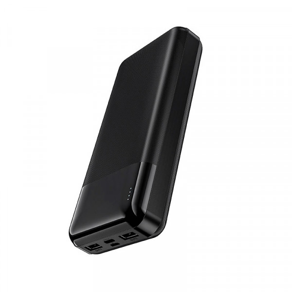 Power Bank HOCO J72A 20000mAh, USB+Type-C, 2A, Black, 0.450kg, Box