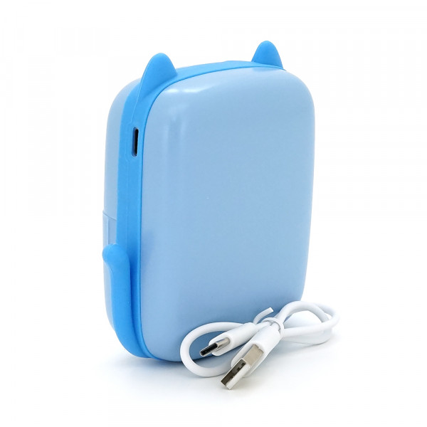 Портативний дитячий термопринтер A8 Cat, bluetooth, Type-C, blue, BOX