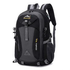 Рюкзак спортивний, Alaska40-B, полієстр, вихід під кабель USB/навушники, 40L, чорний, Q50