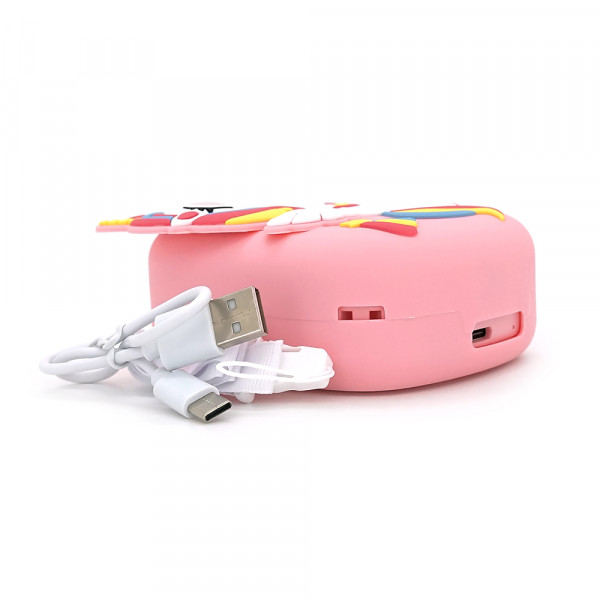 Дитячий фотоапарат D1-A Рожевий єдиноріг, екран IPS 2,4-дюйми, Type-C, Pink, BOX