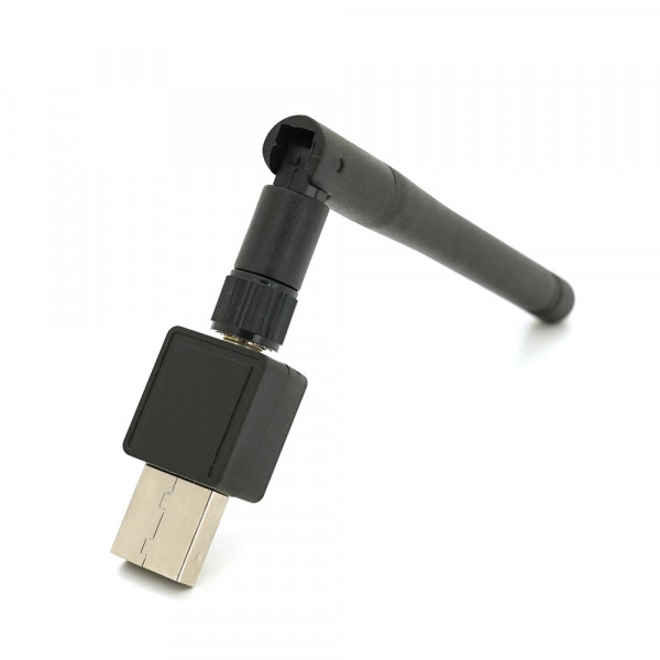 Бездротовий мережевий адаптер з антеною 2DBI Wi-Fi-USB Merlion LV-UW02RK-2DB, 802.11bgn, 150MB, 2.4 GHz, WIN7 /XP/Vista/2K/MAC/LINUX