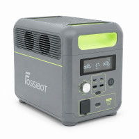 Портативна зарядна станція FOSSiBOT F1200, 1200W/1024Wh LiFePO₄, MPPT 200W max, CarPort-12V-10A, 2xAC230V, 2xUSB-A-18W, 2xUSB-C-100W, Wi-Fi, 2 мм, 11,5 кг