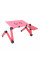 Стіл-трансформер під ноутбук Laptop Table YL-803, 2 вентилятори, Pink, 480*260 mm