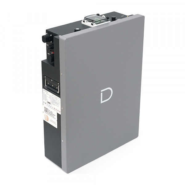 Акумуляторна батарея LiFePO4 Dyness Power Haus, 51.2V/100Аh (5,12kWh), BMS75A, Wi-Fi, CAN/RS485, Aerosol Fire, Heating, 8000Cycles, 50parallel, IP66, 450х165х640mm, 54,4kg