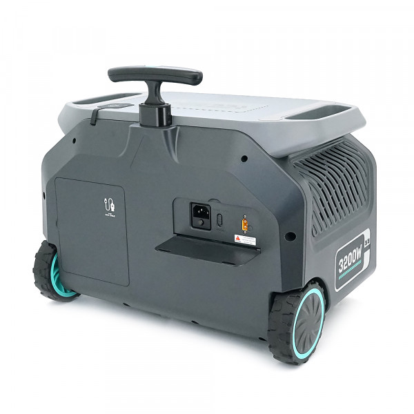 Портативна зарядна станція Singo3000, 3200W/2048Wh LiFePO₄, MPPT 1000W max, 2xDC5521-12V-8A, CarPort-12V-10A, 4xAC230V, 4xUSB-A-15W, 4xUSB 1.5 h, 4xUSB-C-100W, Wi-Fi, Bluetooth, charge 1.5 h, 445*298*371 мм,24.4 кг