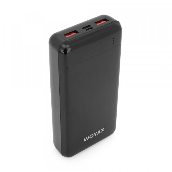 Power Bank WOYAX WY-20F 20000mAh, 22.5W, Black, 0.460kg, Box