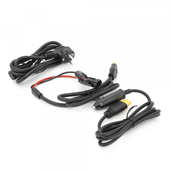 Портативная зарядная станция FOSSiBOT F2400, 2200W/2048Wh LiFePO₄, MPPT 500W max, XT60-12V/25А, 2xDC5521-12V-3A, CarPort-12V-10A, 2xAC230V, 2xUSB-A-18W, 4xUSB-C-100W, Wi-Fi, Bluetooth, charge 2 h,386*840*321 мм. 22кг