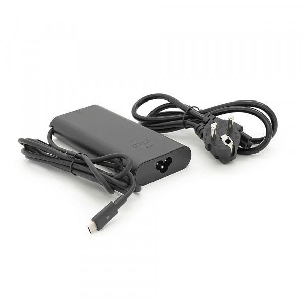 Блок живлення MERLION для ноутбука DELL 130W штекер Type-C, довжина 0,9м + кабель живлення