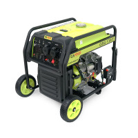 Генератор інверторний БЕНЗИНОВИЙ GENPOWER GBG 130IE 10.4kW (13kVA), однофазний, 230V, 50Hz, DC12V. об'єм 33л., витрата 0,374Lt/kWt.стартер, АКБ у комплект не входить, 710*540*640mm. 74кг.