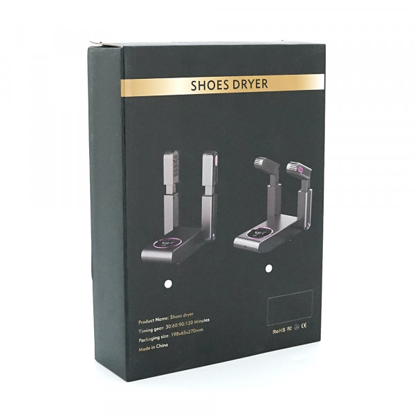 Сушарка для взуття, Shoe Dryer SH-3, 220V/12W, сенсорне керування, таймер. Black. Box
