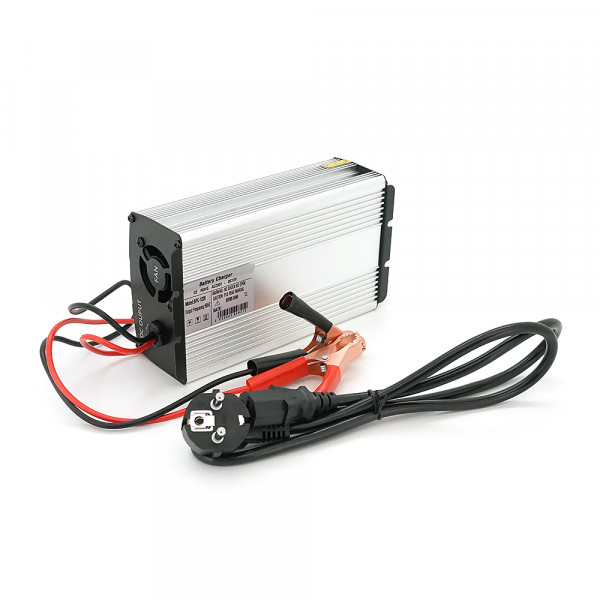 Універсальне ЗУ для акумулятора BPC 12V 20A (AGM, GEL), AC220V, DC14,5, Струм заряду 12V/20A, LCD, крокодили