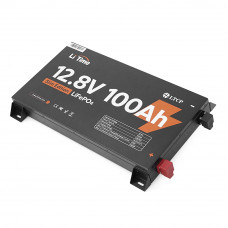 Акумуляторна батарея Li-TIME LiFePO4 12.8V 100Ач 1280Wh METAL CASE