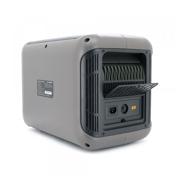 Power station ALLPOWERS R1500 LITE APP Control, Wi-Fi, Bluetooth, 1600W, 1056Wh LiFePO4 3500Cycles, MPPT 650w max, CAR port, DC12/24V, 4хAC 220V, 2xUSB-TYPE-C 100W, 2xUSB-A 18W, XT60, wireless 2*30W, Fast charge 60min, 413×312×265mm, 16,7kg