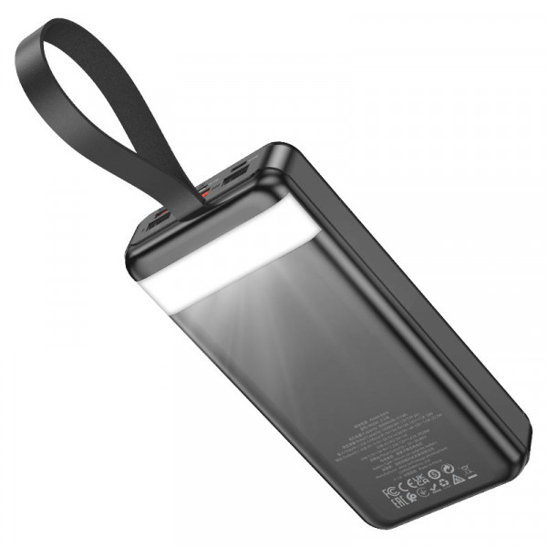 Power Bank HOCO J123B 30000mAh, 22.5W, Black, 0.470kg
