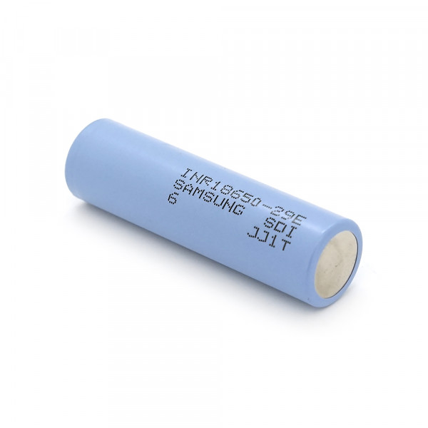 Акумулятор Li-Ion 18650 Samsung INR18650-29E (SDI-6), 2900mAh, 8.25A, 4.2/3.65/2.5V, BLUE, 2 шт в упаковці, ціна за 1 шт