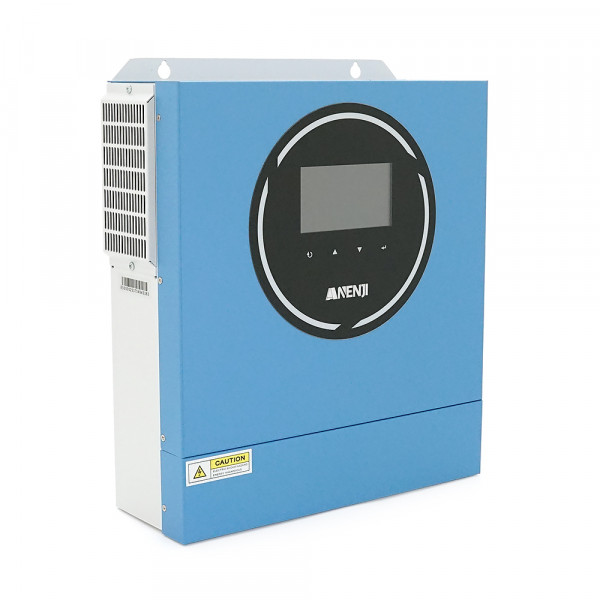 Гібридний інвертор ANENJI ANJ-5KW-48V-WIFI, 5000W, 48V, charge 60A(max), 170-280V, МРРТ60-500VDC, RS485. RS232, WiFi,  312x350x115mm, 8,5 kg, Q1