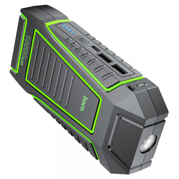 Пусковий прилад для акумулятора автомобіля JUMP STARTER HOCO QS1, Power Bank 10000mAh, Box