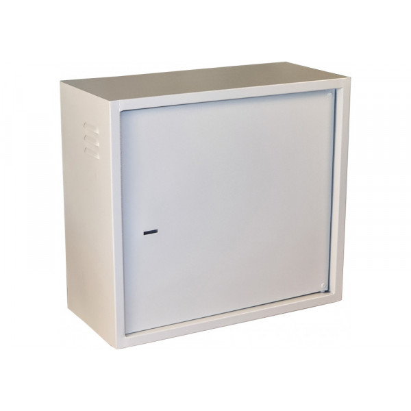 Антивандальна шафа VAGOS Lite Super Antilom 19" 4U - 0.8мм (550х500x250) двері - приховані петлі, замок - сувальдний, 8відп.