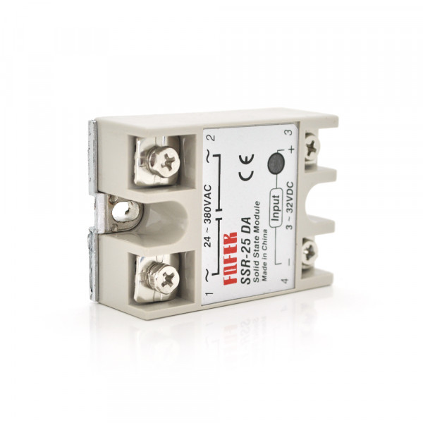 Твердотільні реле FQFER SSR-25DA 25А 24-380VAC