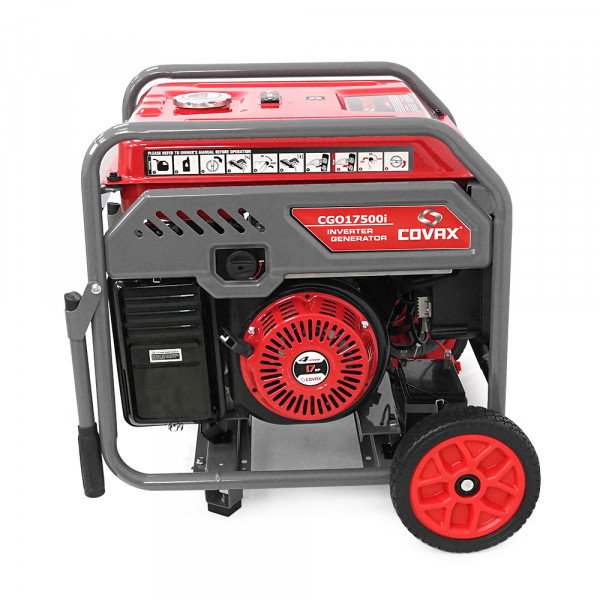 Генератор інверторний COVAX CGO17500i, 11kW, бензин, однофазний 220V, 50Hz, electrik starter, 4-stroke, бак 25L, 633х550х605mm, 70kg
