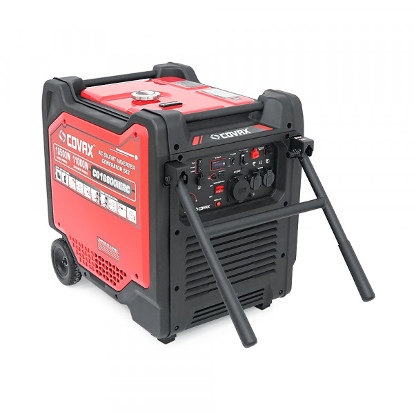 Генератор інверторний бензин COVAX CG16800iERC, 10.5kW, однофазний 220V, 50Hz, 194FPD, бак 32L, 815х580х760mm, 125kg