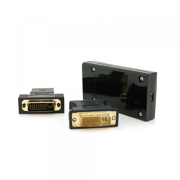 Конвертер USB 2.0 to HDMI / VGA / DVI, Black, Box