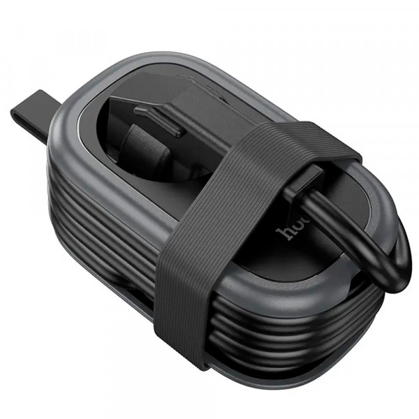 Фільтр HOCO NS7 на 1 розетку + 2 USB+ USB-C, 20W, кабель 1.1м, 220В, Black, Box