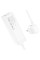 Мережевий фільтр HOCO AC9A на 1 розетку + 2 USB+USB-C, 30W, 220В, кабель 1,5м, White, Box