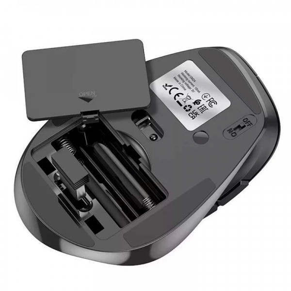 Миша бездротова HOCO GM24, 1600DPI, 2.4GHZ, Black, Blister
