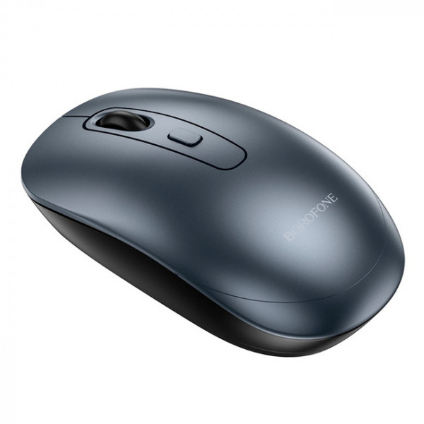 Миша бездротова BOROFONE BG13, 1600DPI, Gray, 2.4GHZ, Box